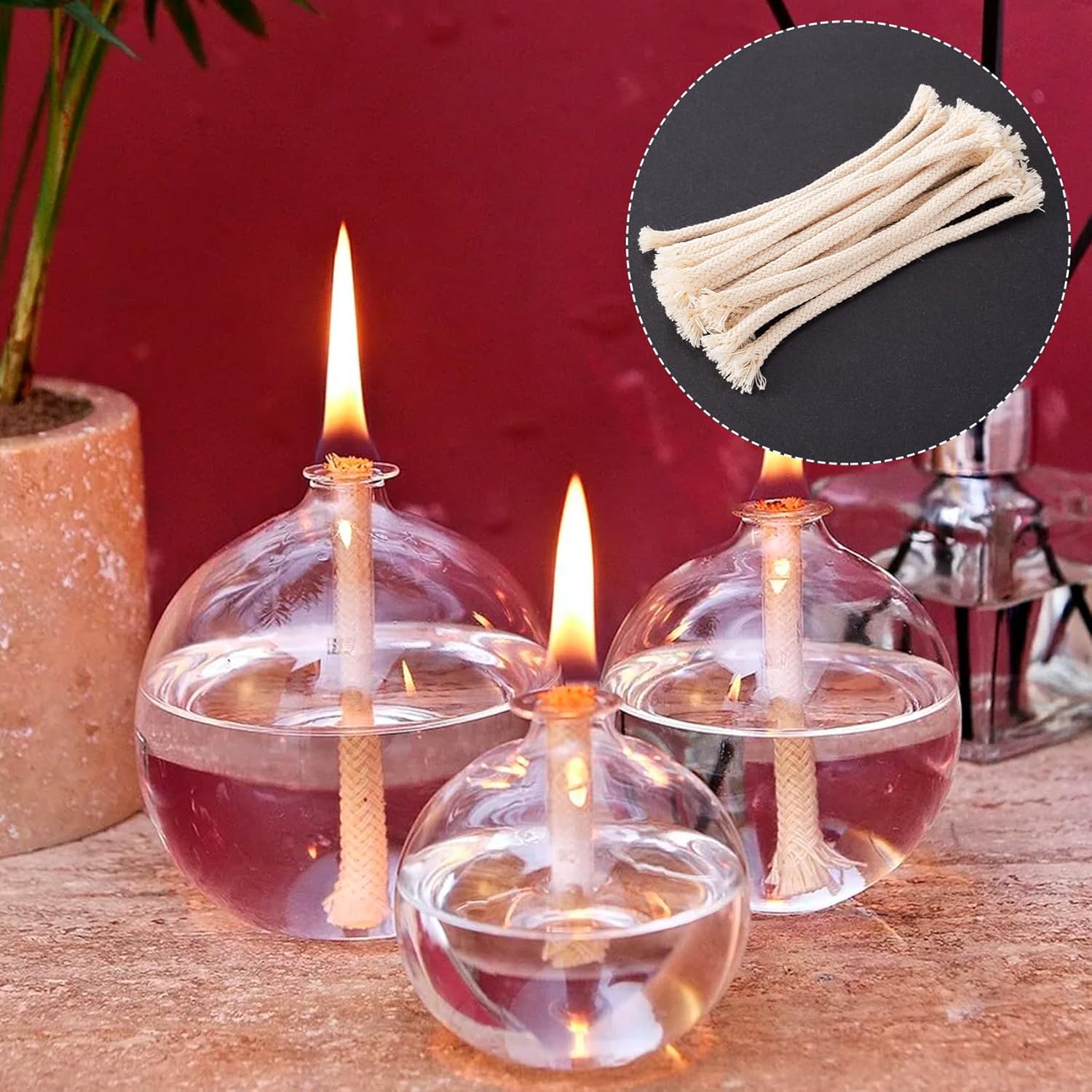 15 PCS 14 Inch Cotton Braided Candle Wicks