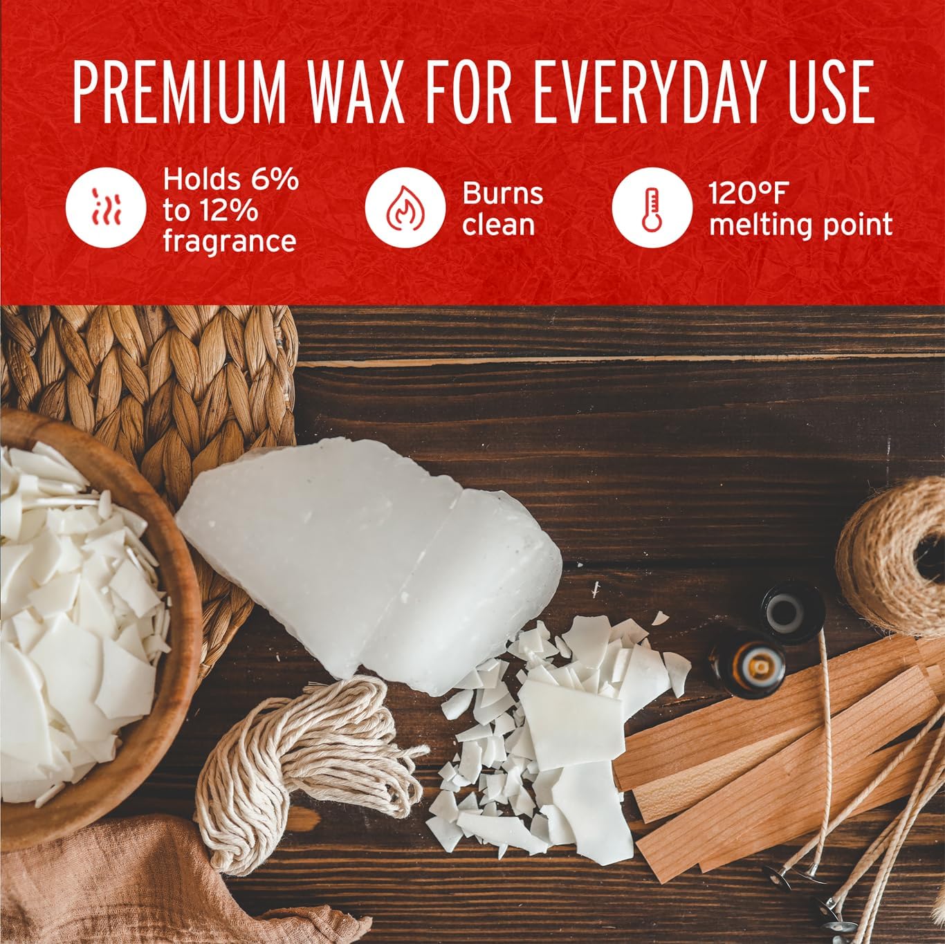 BW Blended Waxes Soy Paraffin Wax 20 Lb