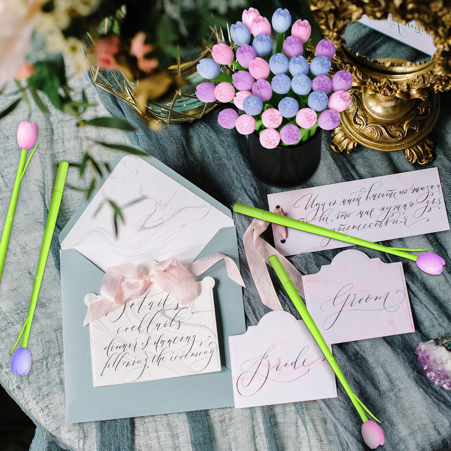 Mimorou 36 Pack Color Changing Flower Pens