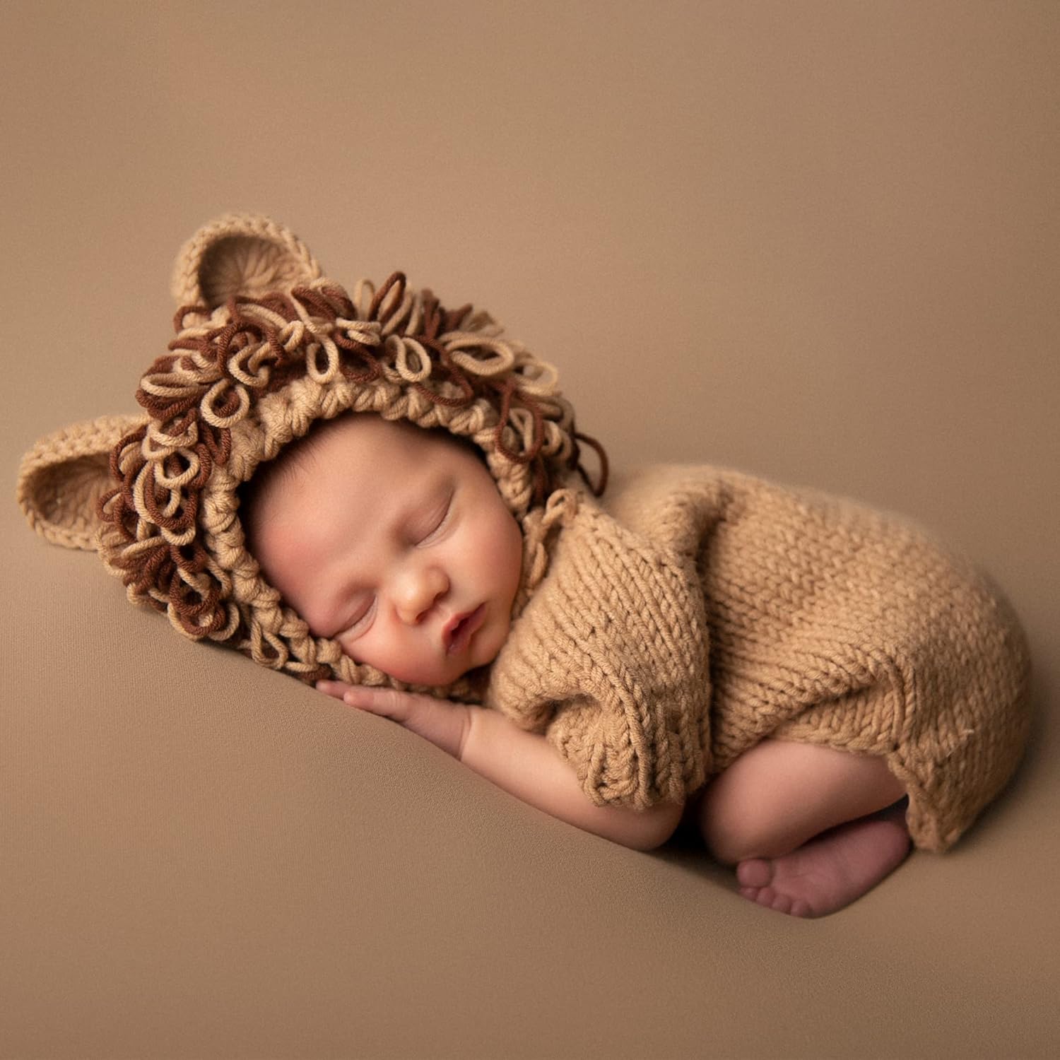 MG House Baby Lion Photography Outfit Set