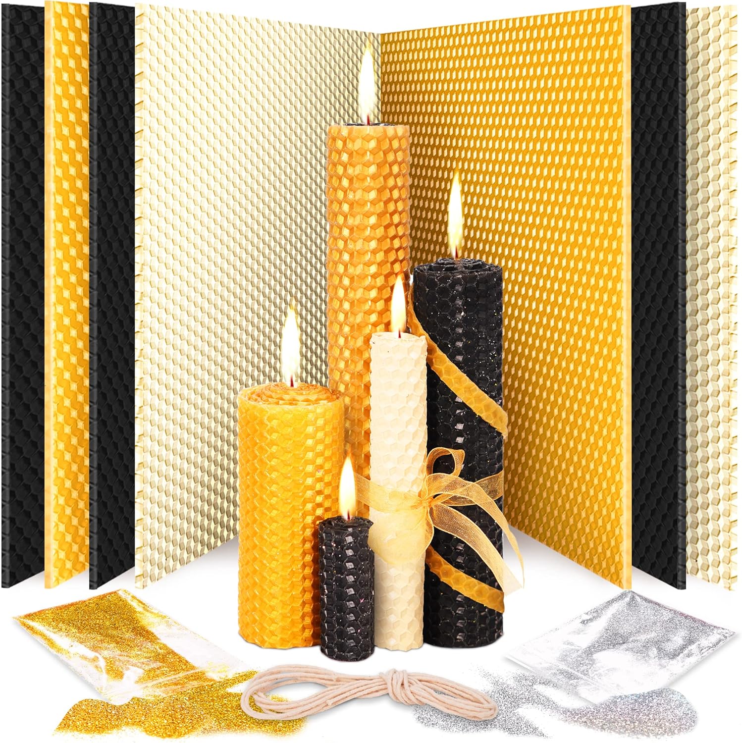 Beeswax Candle Making Kit - Luxury Decor for Home