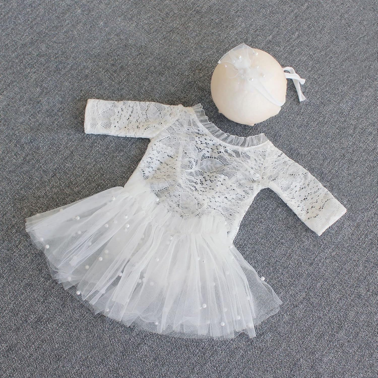 Zeroest Newborn Girl Photography Outfit 3 PCS Set