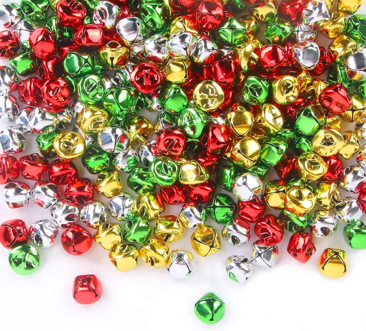 Augshy 120 Piece Jingle Bells Christmas Decor Set